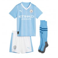 Manchester City Jack Grealish #10 Hemmadräkt Barn 2023-24 Kortärmad (+ Korta byxor)